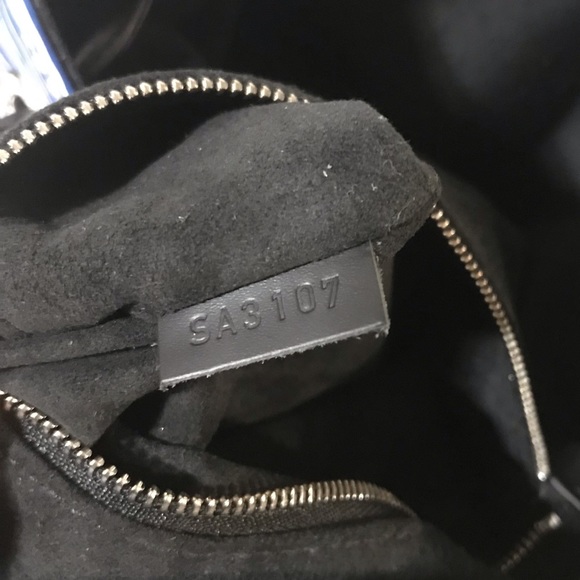 💎 ✨ LIKE NEW ✨💎  DENIM EPI LOUIS VUITTON noe BUCKET PULL STRING - Picture 11 of 16